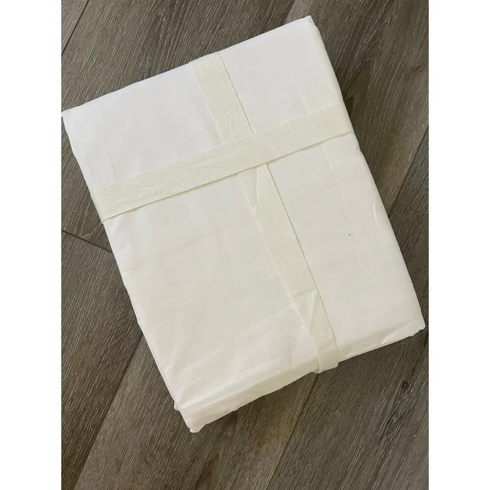 New Pottery Barn Tile Twin Duvet Cover White Blue